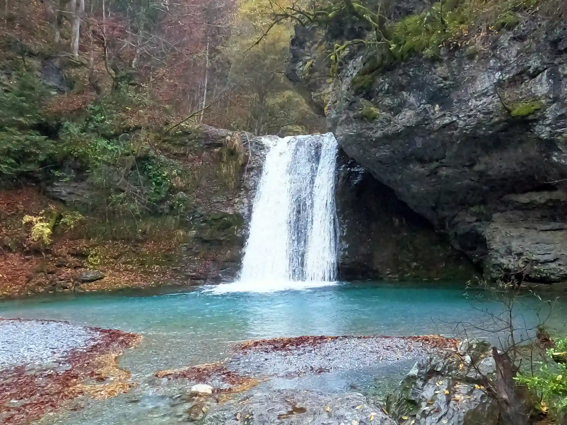 The Waterfall of Leto in Enipeas Gorge Mount Olympus where mythology meets nature on the Olympus Highlights tour